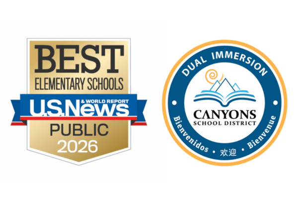 Best Elementary US News and Report Logo and Dual Language Immersion Logo